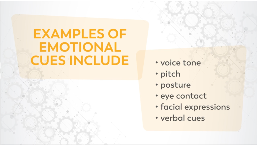 examples of emotional cues